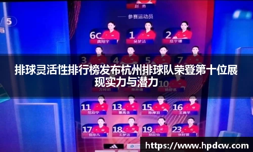 排球灵活性排行榜发布杭州排球队荣登第十位展现实力与潜力